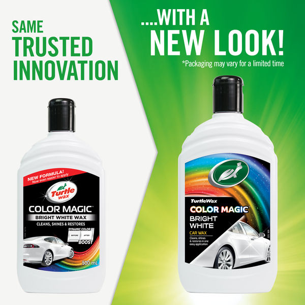 TURTLE WAX COLOR MAGIC BRIGHT WHITE WAX 500ml - Image 2
