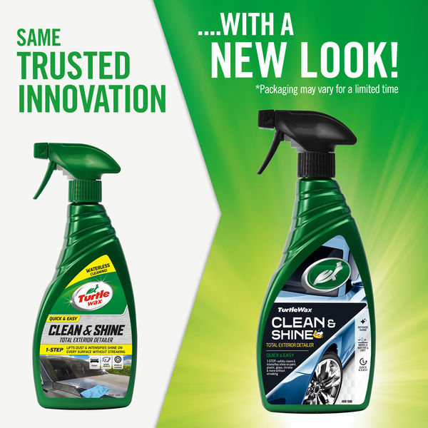 TURTLE WAX CLEAN AND SHINE TOTAL EXTERIOR DETAILER 500ml - Image 2