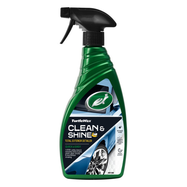 TURTLE WAX CLEAN AND SHINE TOTAL EXTERIOR DETAILER 500ml