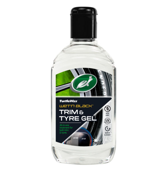 TURTLE WAX WET & BLACK TRIM & TYRE GEL 300ml