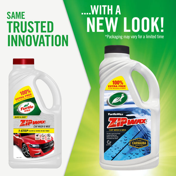 TURTLE WAX ZIP WAX CAR WASH & WAX 1L