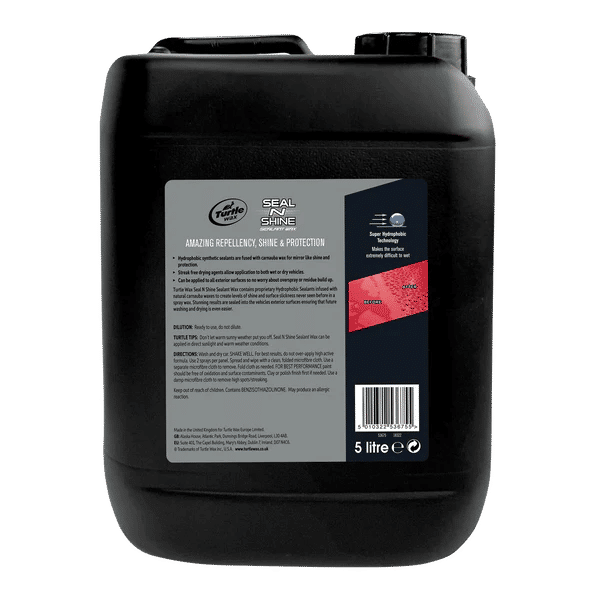 TURTLE WAX PRO SEAL 'N' SHINE SEALANT WAX SPRAY 5L - Image 2